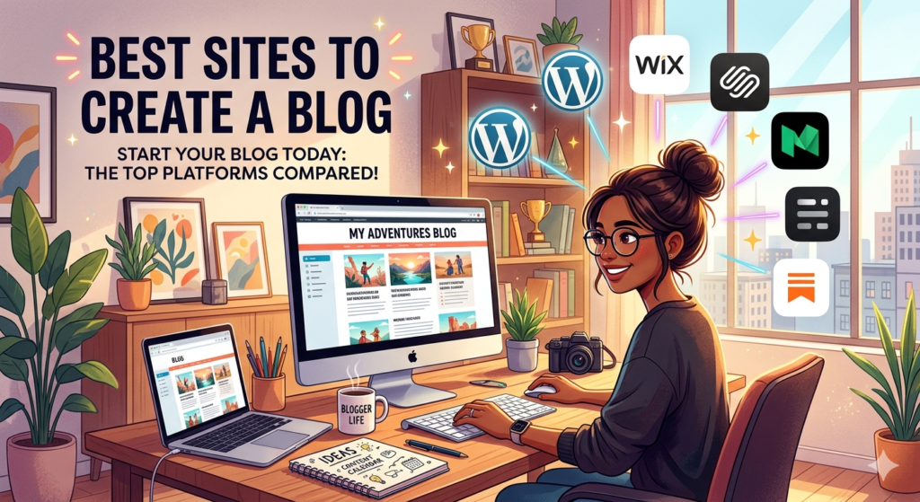 Best Sites to Create a Blog in 2026 -Complete Guide for Beginners 